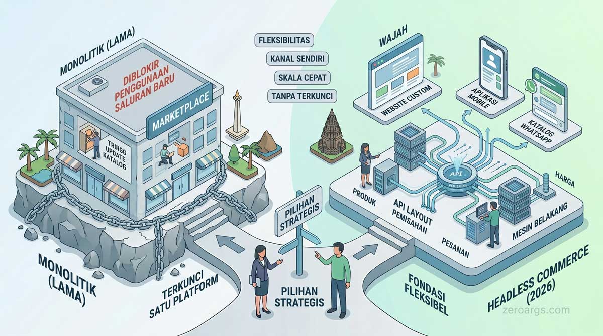 Headless Commerce untuk Bisnis Indonesia: Panduan Praktis