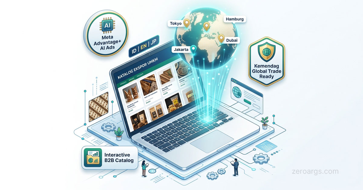 Katalog Ekspor Digital UMKM: Panduan Website Siap AI